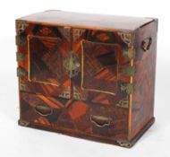 A Meiji (1868-1912) Japanese marquetry cabinet relating to Isabella Gilmore (b.1842-1923)