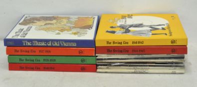 A quantity of LP records, including works by Frank Sinatra,