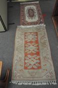 Two Persian style rugs,