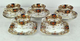 A late 19th/early 20th century ceramic tea set,