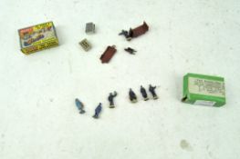A Dinky toys No 051 'Station Staff' 00 gauge miniature figures set;