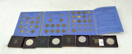 A selection of coins,