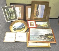 A pair of early 20th century watercolours by John Lawson of Cattle,