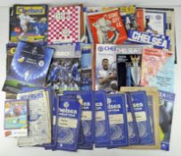 A box of Chelsea Football programmes, 1946/47 onwards,(90) League, European,