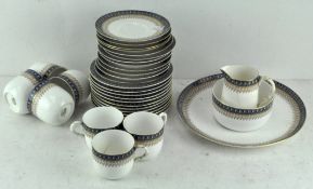 A late 19th/early 20th century Royal Worcester teaset