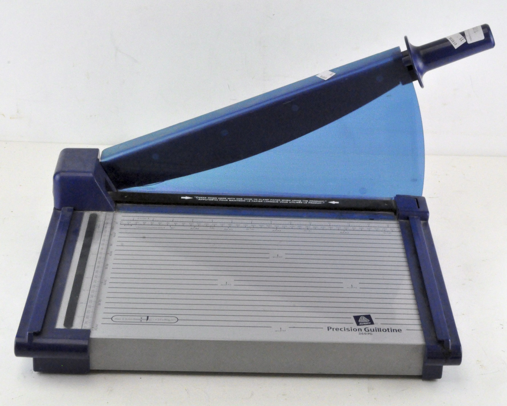 An Avery 'Precision' paper guillotine,