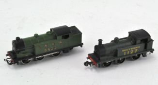 A Triang/Wrenn 00 LNER 0-6-2 tank locomotive 9522; together with a Wrenn W2207 0-6-0 tank locomotive
