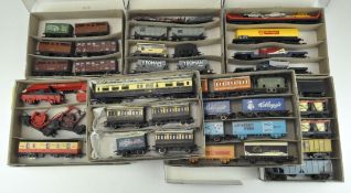 A large quantity of 00 gauge freight stock, including some by Lima, Hornby and Triang,