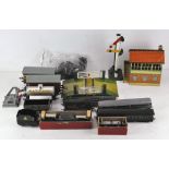A selection of Hornby related items including various trains and coaches,