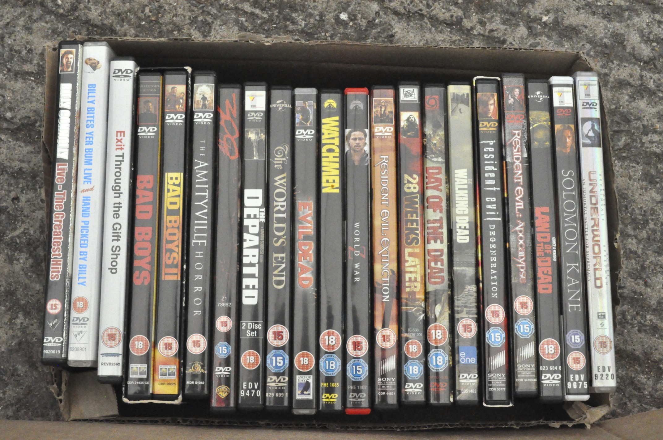 Two boxes of DVD's, - Image 2 of 3