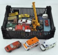 A large collection of Corgi and Dinky toys to include a Sunbeam Imp, Chevrolet Experimental Car,