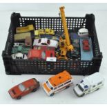 A large collection of Corgi and Dinky toys to include a Sunbeam Imp, Chevrolet Experimental Car,