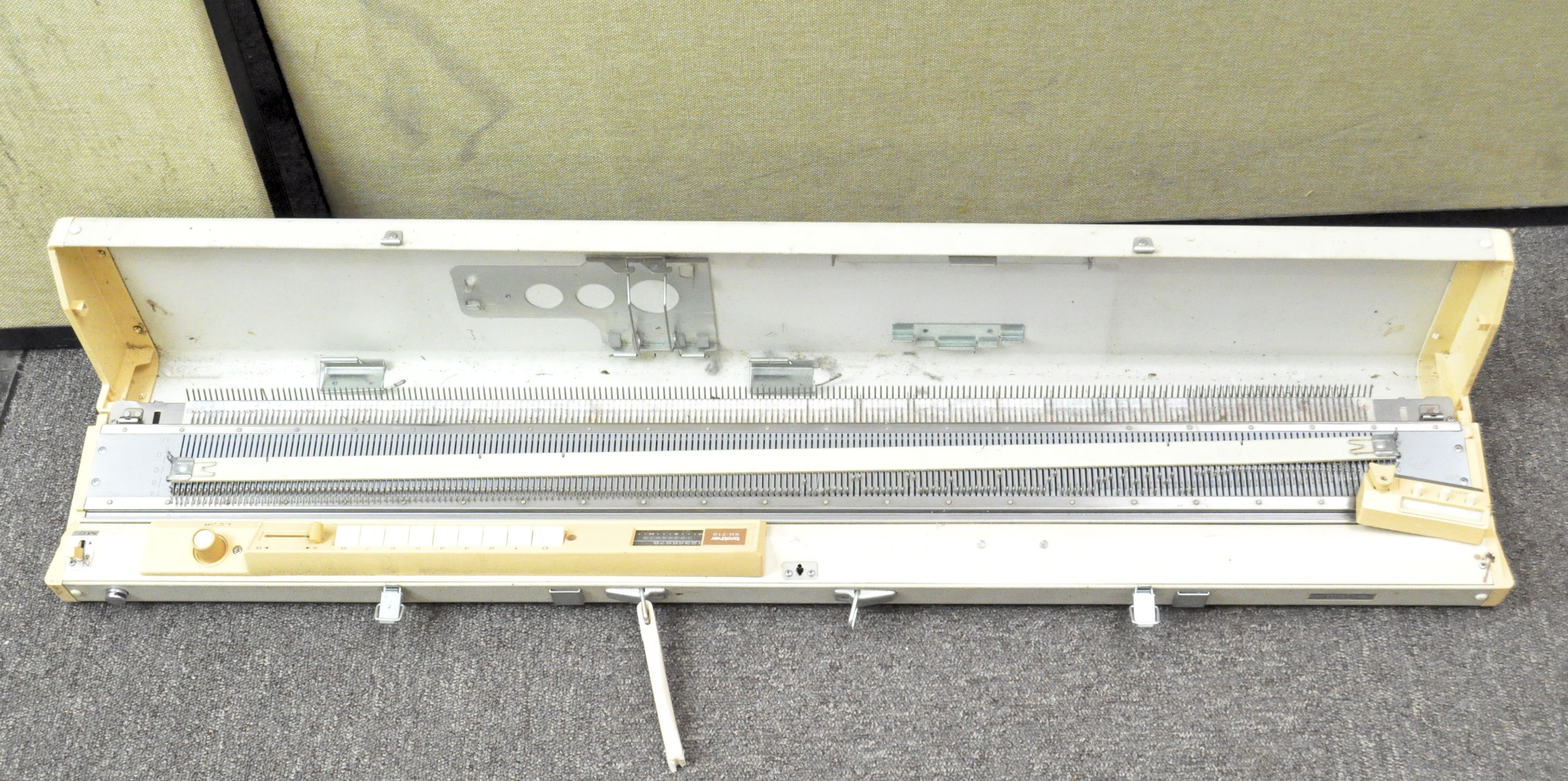 A Brother KH-710 knitting machine, made in Japan,