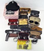 A large collection of sunglasses, of assorted styles and designs, including a pair by Casanova,