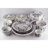 A collection of Portmeirion china,