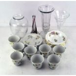 A Royal Doulton 'Springtime' pattern part tea service and other items