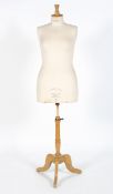 A vintage Parisian Stockman female mannequin, early-mid 20th century,