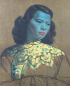 After Vladimir Tretchikoff (Russian/Kazakhstan, 1913-2006), print of a Chinese Girl, framed,