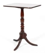 A George III style mahogany occasional table,