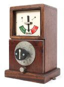 A GWR mahogany cased 1947 Single Line Permissive block sending instrument,