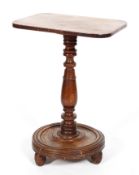 A Victorian oak occasional table, of rectangular form,