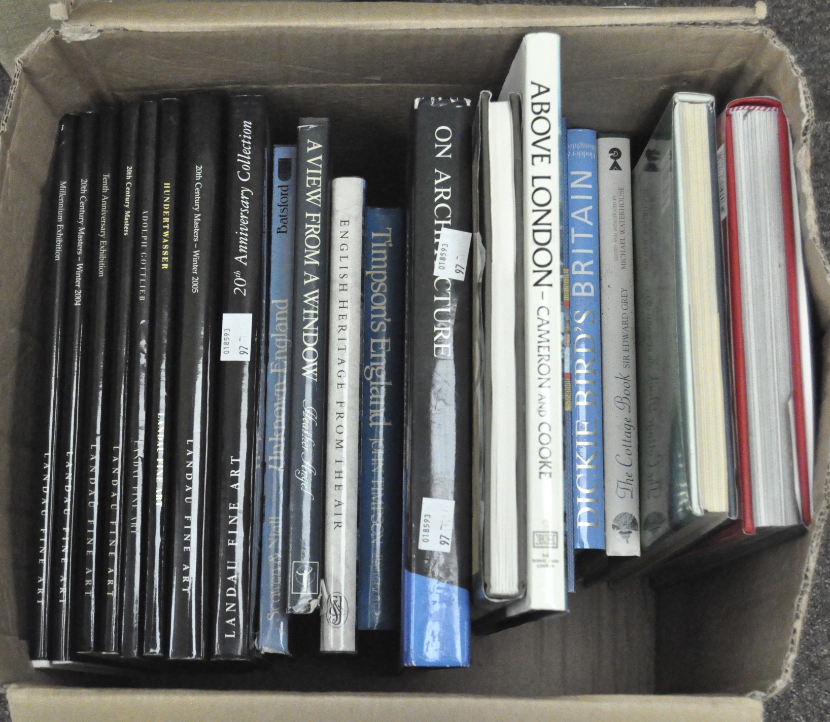 A collection of art and architecture reference books,