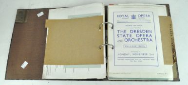 A collection of early-mid 20th century music programmes,