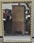 A gilt framed rectangular mirror, 20th century,