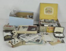 A selection of assorted items, to include playing cards,
