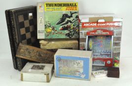 A quantity of games to include a Thunderball puzzle, other jigsaw puzzles,