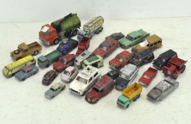 A collection of play-worn diecast Dinky,