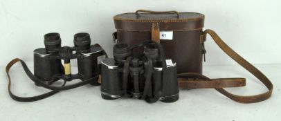 Two pairs of Carl Zeiss Jenna Deltrintem cameras,