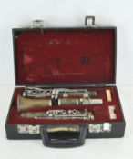 A vintage King Lemaire Paris clarinet,