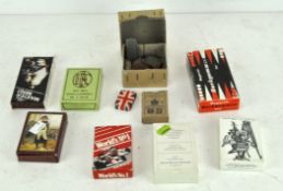 A collection of 20th Century playing cards including Master Mind and Blackgammon