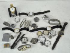 A large quantity of contemporary wristwatches, including examples by Sekonda, Timex and Zeon,