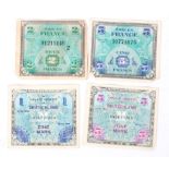 Five Ten shilling bank notes (4 sequential, marked: X28Y 515429-32),