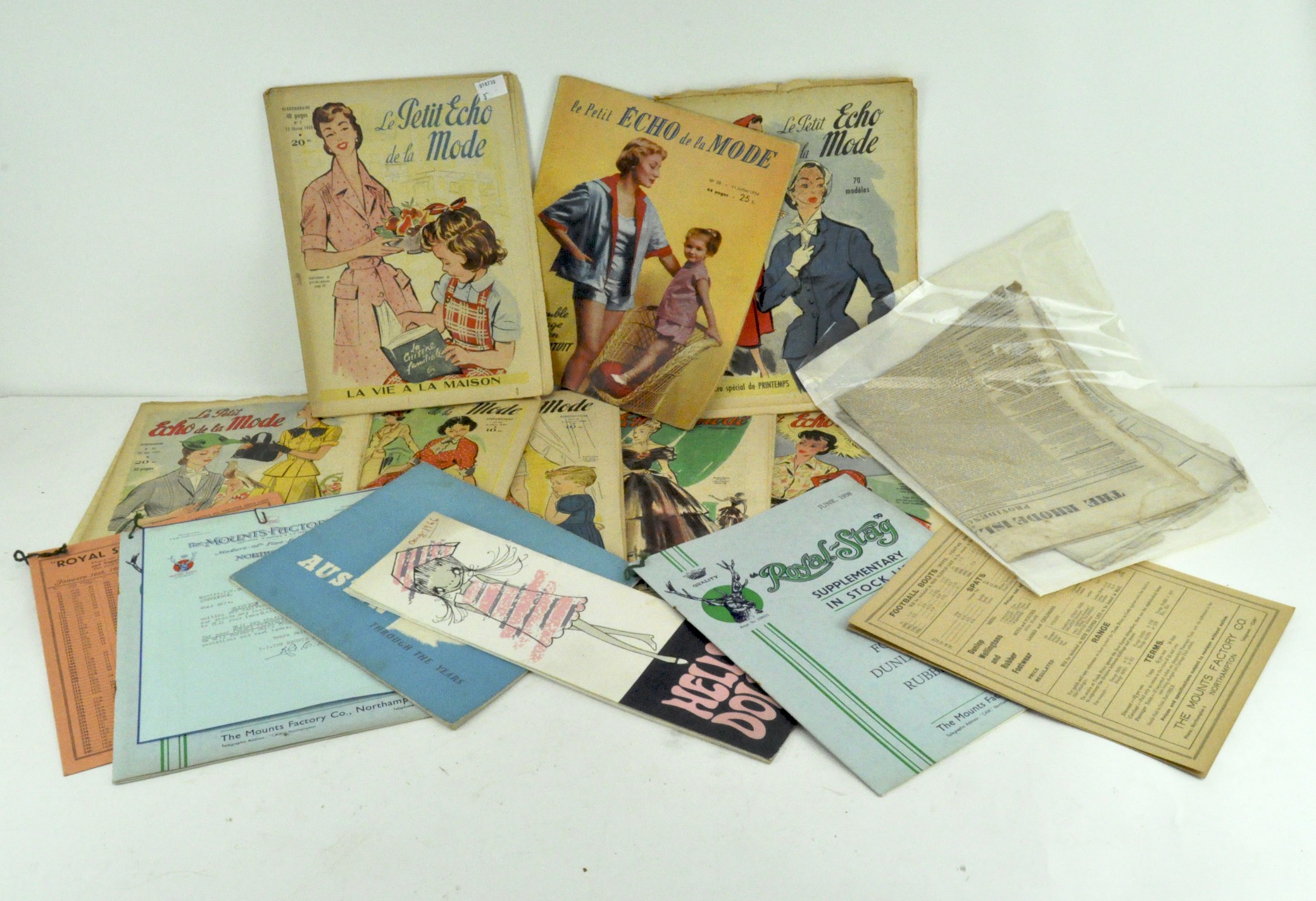 A group of vintage French Fashion magazines,