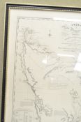 A map after Thomas Scott (1800-1855), of 'Van Diemen's land', with record of Colonial settlements,