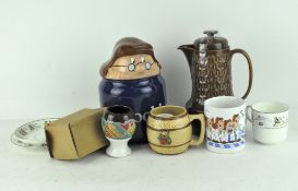 A selection of assorted ceramics, including a child's Paragon teacup trio,