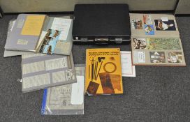 A briefcase containing musical scrapbooks relating to the Silver Ring Choir,
