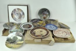 Fifteen Royal Doulton limited edition plates,