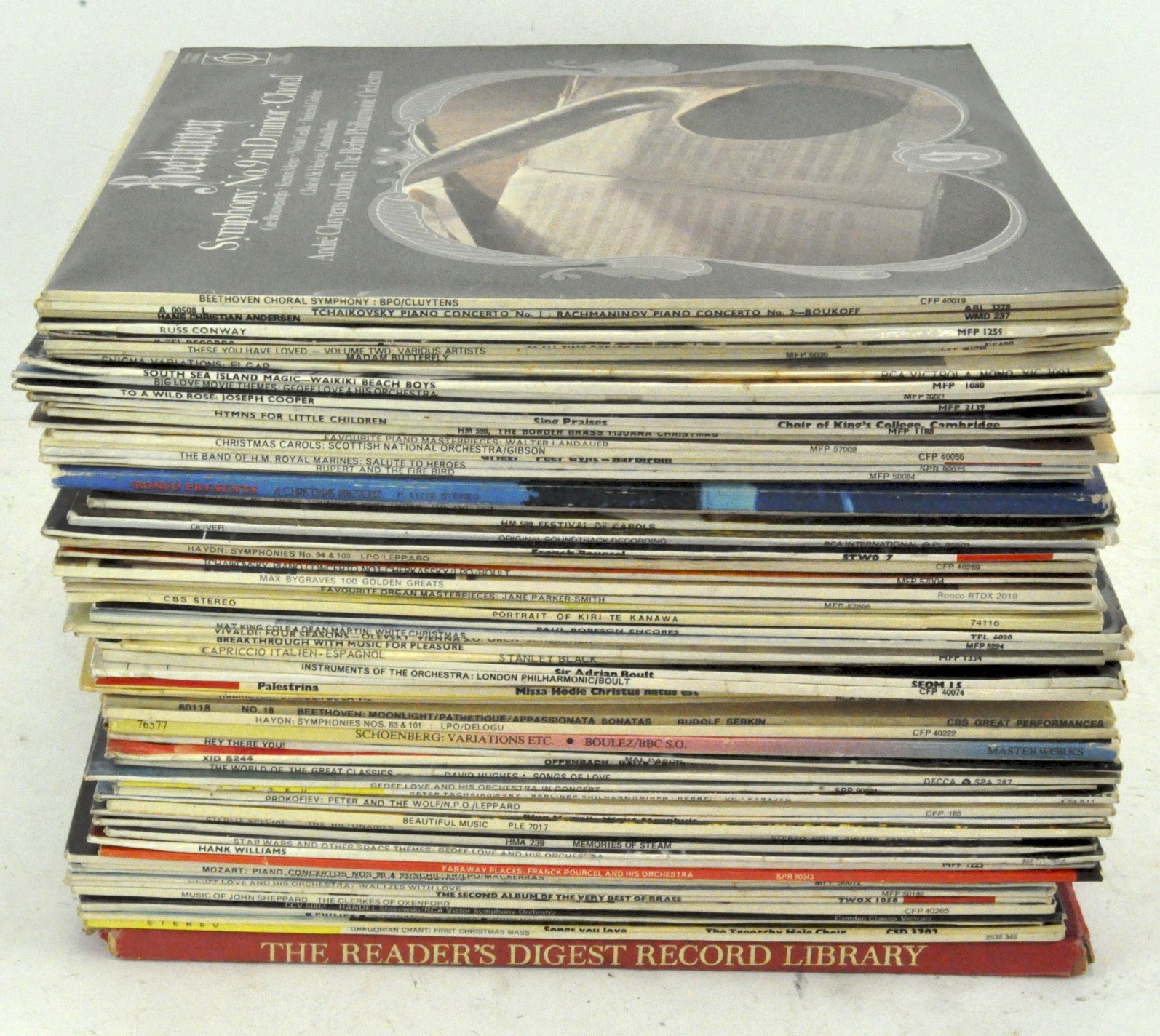 A quantity of various classical and popular music LP records