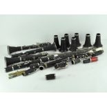 Assorted loose clarinet parts