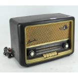 A vintage Bush radio, Type VHF61, mid-century,