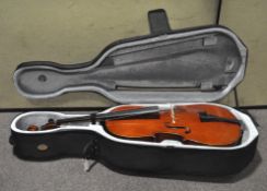 A Stentor cello, Serial No R229277,