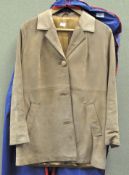 A vintage Richard Draper beige sheepskin jacket,