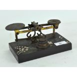 A set of Victorian S Mordan & Co scales