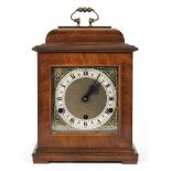 A George III style mahogany bracket clock,