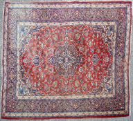 A Kashan Style Carpet,