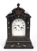 A 19th century French mantel clock,